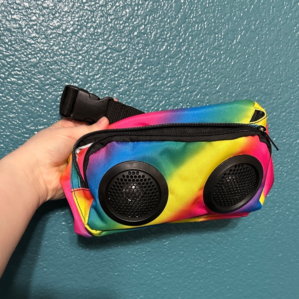 Colorful Portable Speaker Waist Bag